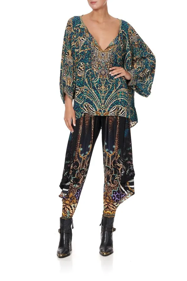 Women Tops Camilla Raglan Sleeve Blouse With Cuff Shes Got Grace