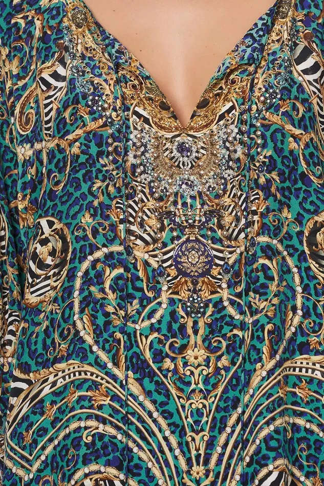 Women Tops Camilla Raglan Sleeve Blouse With Cuff Shes Got Grace