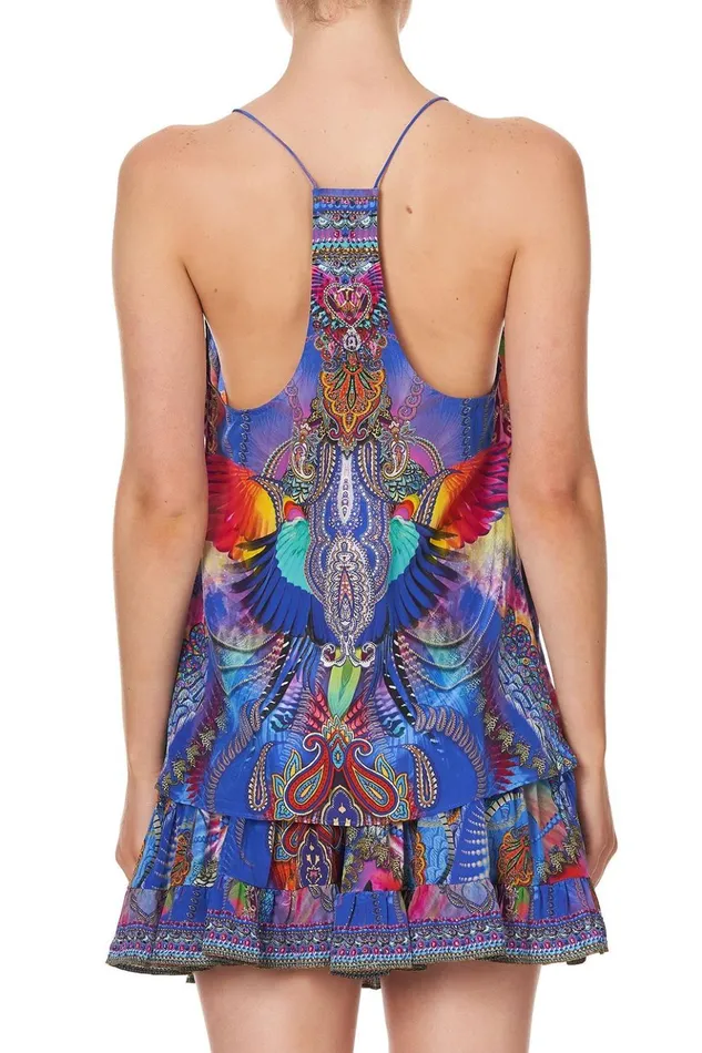 Women Tops Camilla T Back Shoestring Top Psychedelica