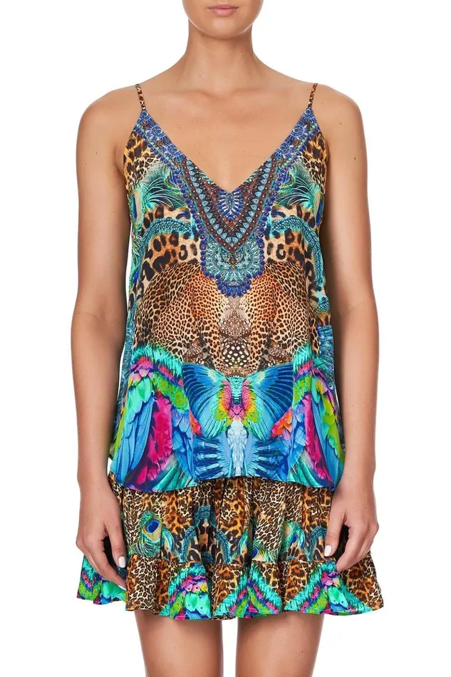 Women Tops Camilla V Neck Cami Mother Xanadu