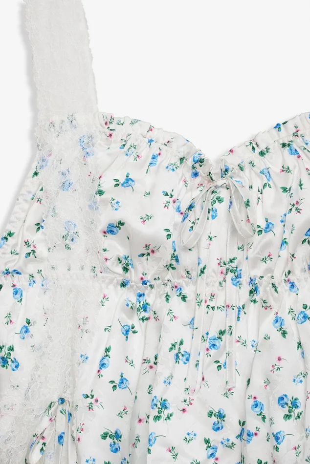 Women Tops For Love and Lemons Mary Rose Top Blue Women Tops For Love and Lemons Mary Rose Top Blue
