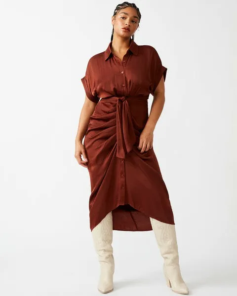 Women TORI DRESS BROWN Brown Steve Madden Dresses