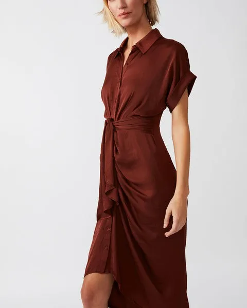 Women TORI DRESS BROWN Brown Steve Madden Dresses Women TORI DRESS BROWN Brown Steve Madden Dresses