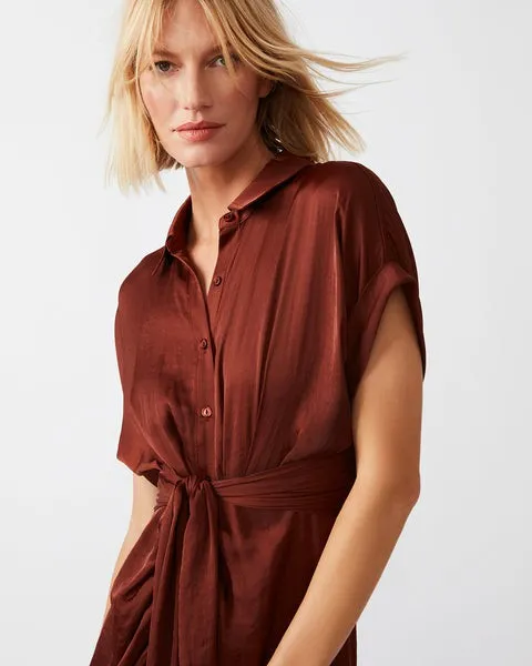Women TORI DRESS BROWN Brown Steve Madden Dresses Women TORI DRESS BROWN Brown Steve Madden Dresses