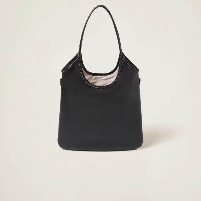 Women Totes Miu Miu IVY Leather Bag Black Women Totes Miu Miu IVY Leather Bag Black