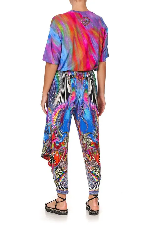 Women Trousers and Leggings Camilla Jersey Drape Pant With Pocket Psychedelica