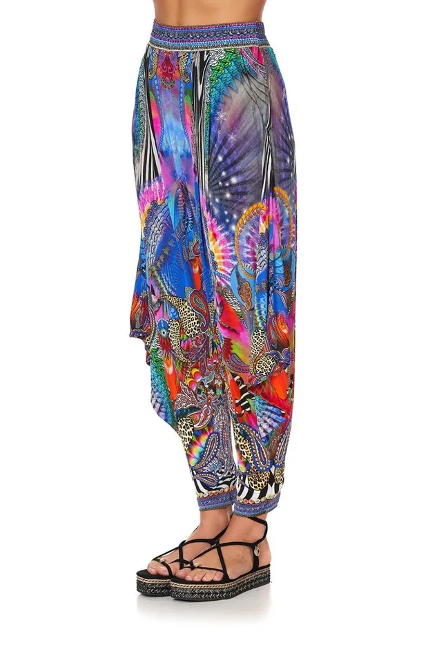 Women Trousers and Leggings Camilla Jersey Drape Pant With Pocket Psychedelica