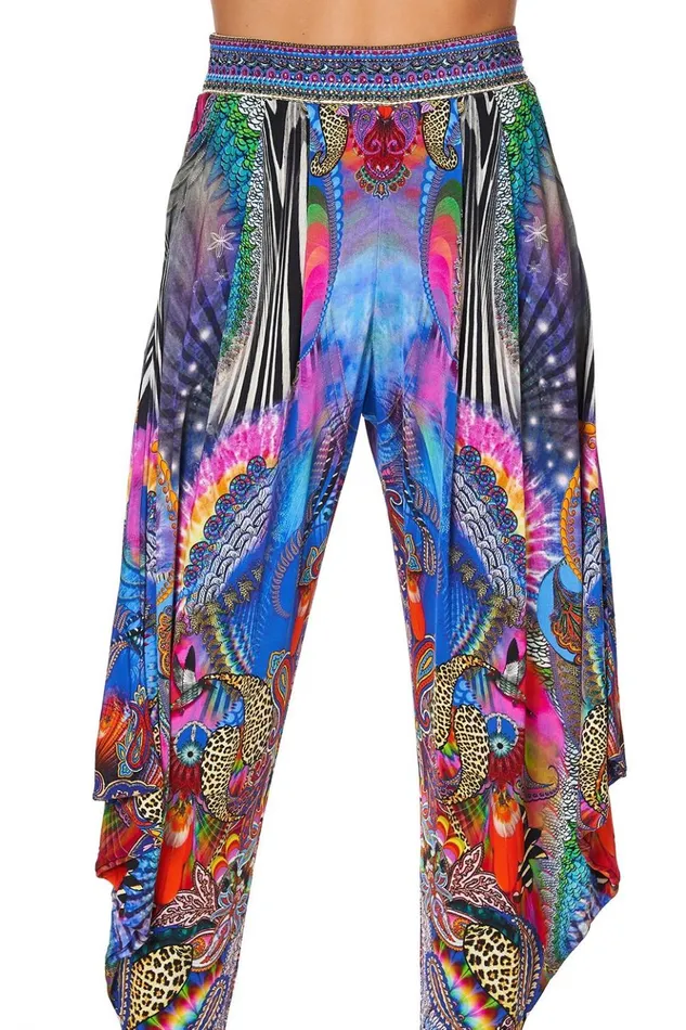 Women Trousers and Leggings Camilla Jersey Drape Pant With Pocket Psychedelica