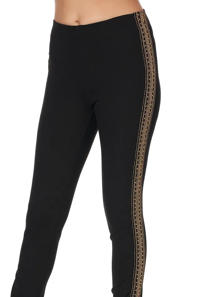 Women Trousers and Leggings Camilla Ponte Pant With Side Panel A Girl Like You