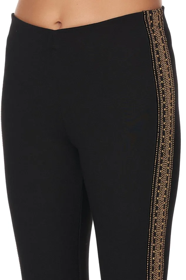 Women Trousers and Leggings Camilla Ponte Pant With Side Panel A Girl Like You