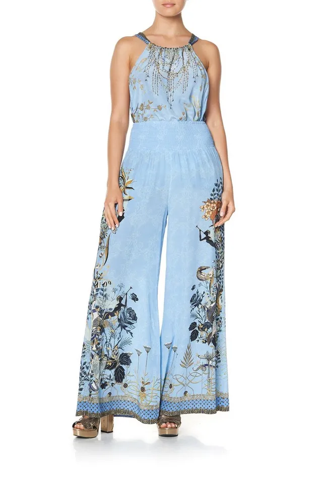 Women Trousers and Leggings Camilla Shirred Waist Pant Fairy Fountain