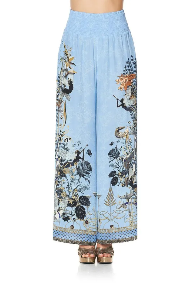 Women Trousers and Leggings Camilla Shirred Waist Pant Fairy Fountain