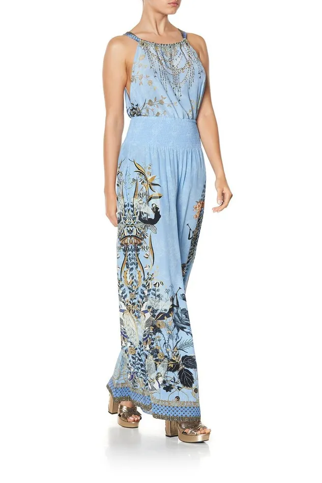 Women Trousers and Leggings Camilla Shirred Waist Pant Fairy Fountain