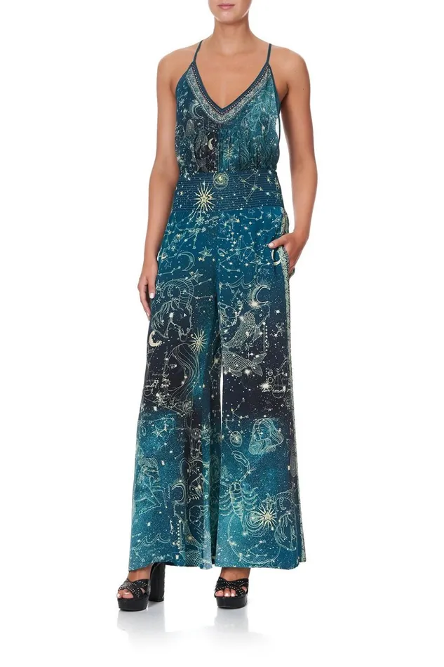 Women Trousers and Leggings Camilla Shirred Waist Pant Into The Mystique