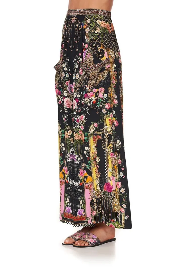Women Trousers and Leggings Camilla Wide Leg Trouser With Front Pockets Montagues Capulet