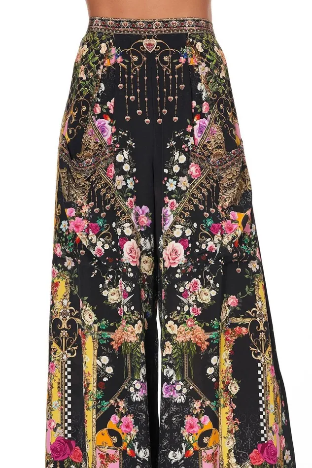 Women Trousers and Leggings Camilla Wide Leg Trouser With Front Pockets Montagues Capulet
