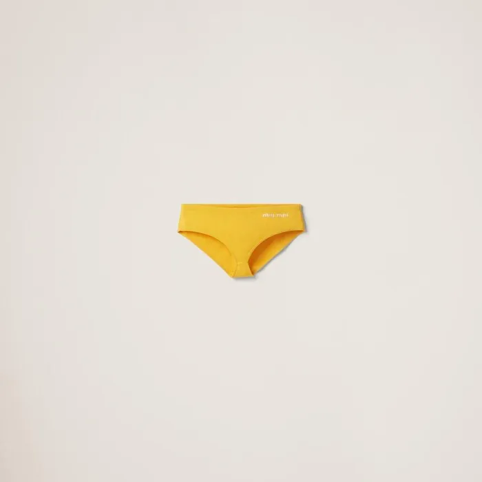 Women Underwear And Beachwear Miu Miu Swimsuit Yellow