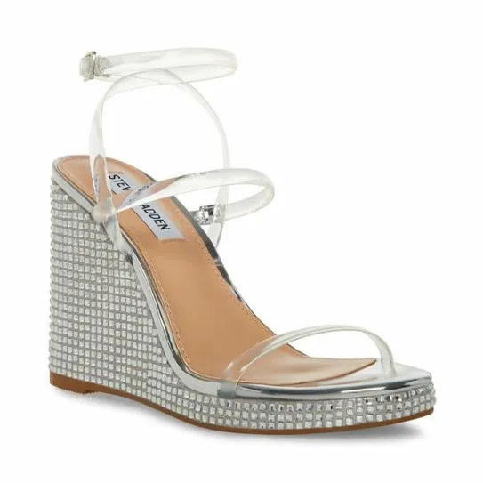 Women UPSIDER CLEAR Clear Steve Madden Sandals Women UPSIDER CLEAR Clear Steve Madden Sandals