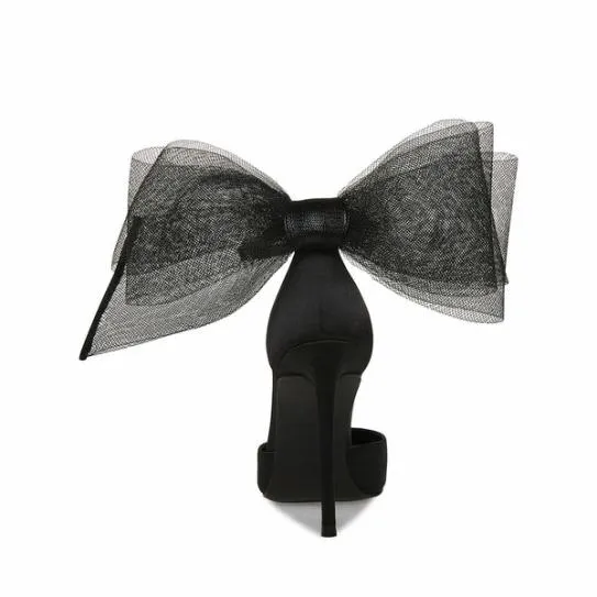 Women VALENTEEN BLACK SATIN Black Satin Steve Madden Heels Women VALENTEEN BLACK SATIN Black Satin Steve Madden Heels