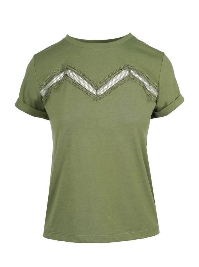 Women Valeriya Tee In Bronze Green Jessica Simpson Tops and Tees