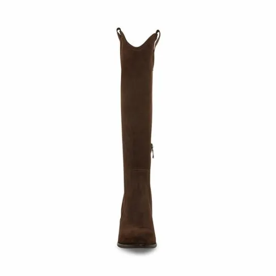 Women VITTORIA BROWN SUEDE Brown Suede Steve Madden Boots and Booties Women VITTORIA BROWN SUEDE Brown Suede Steve Madden Boots and Booties
