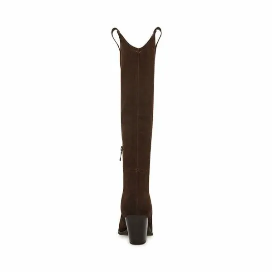 Women VITTORIA BROWN SUEDE Brown Suede Steve Madden Boots and Booties Women VITTORIA BROWN SUEDE Brown Suede Steve Madden Boots and Booties