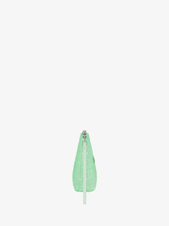 Women Wallets and Card Holders Givenchy GIVENCHY Travel Pouch In 4G Cotton Towelling Aqua Green Women Wallets and Card Holders Givenchy GIVENCHY Travel Pouch In 4G Cotton Towelling Aqua Green