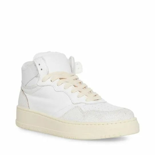 Women WAYNE WHITE LEATHER White Leather Steve Madden Sneakers Women WAYNE WHITE LEATHER White Leather Steve Madden Sneakers