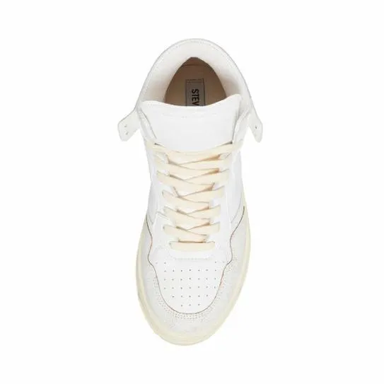 Women WAYNE WHITE LEATHER White Leather Steve Madden Sneakers Women WAYNE WHITE LEATHER White Leather Steve Madden Sneakers