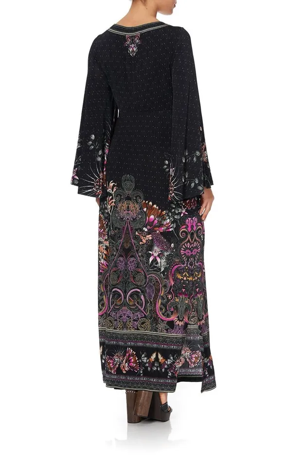 Women Wedding Guest Dresses Camilla Wide Sleeve Jersey Dress Restless Nights