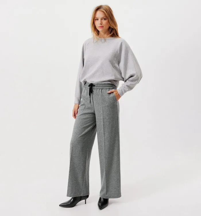 Women Wideleg Jersey Trousers 8211 Multicolour Print Promod Trousers