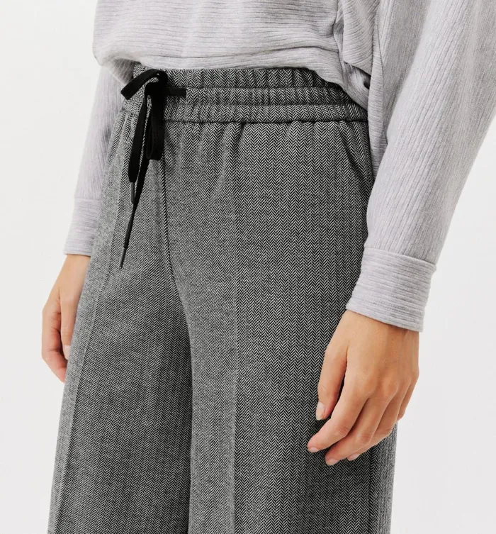 Women Wideleg Jersey Trousers 8211 Multicolour Print Promod Trousers Women Wideleg Jersey Trousers 8211 Multicolour Print Promod Trousers