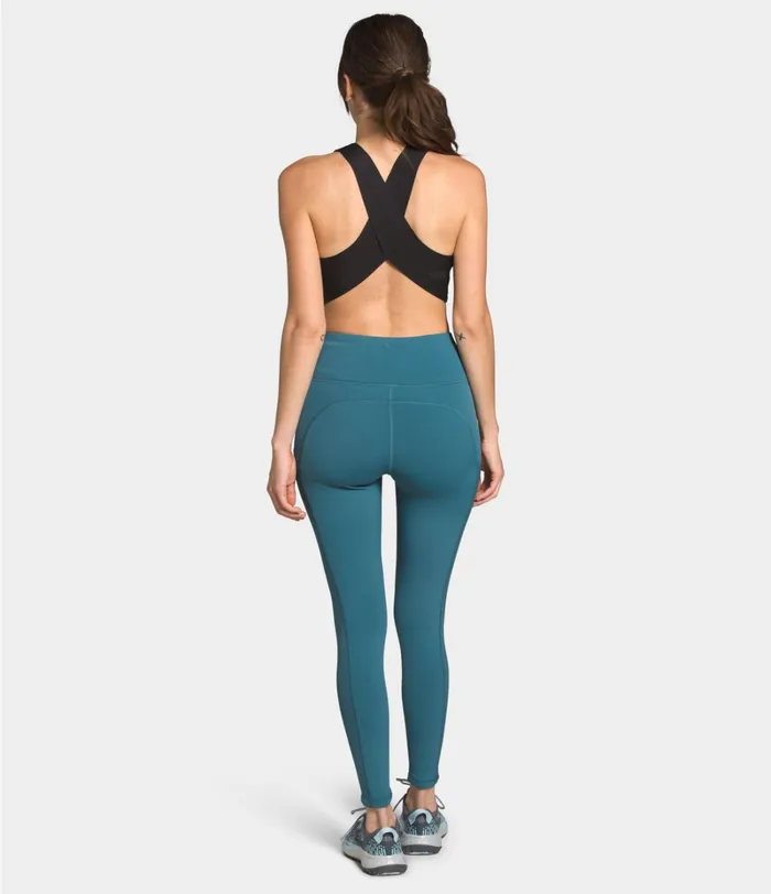 Womens The North Face Active Bottoms Winter Warm HighRise Tights Mallard Blue