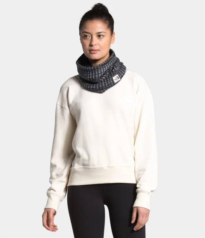 Womens The North Face Beanies and Scarves Salty Bae Gaiter Tnf Black