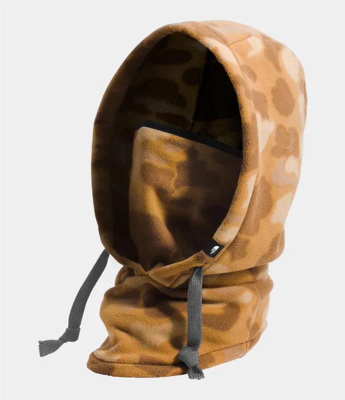 Womens The North Face Beanies and Scarves Whimzy Powder Hood Timber Tan Tonal Duck Camo Print
