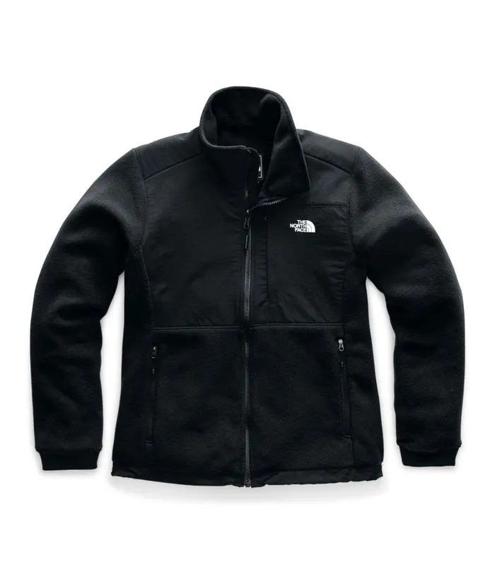 Womens The North Face Fleece Denali 2 Jacket Tnf Blacktnf White Logo
