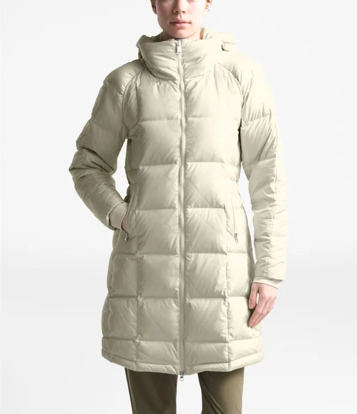 Womens The North Face Insulated and Down Jackets Acropolis Parka Vintage White