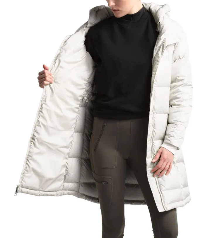 Womens The North Face Insulated and Down Jackets Acropolis Parka Vintage White