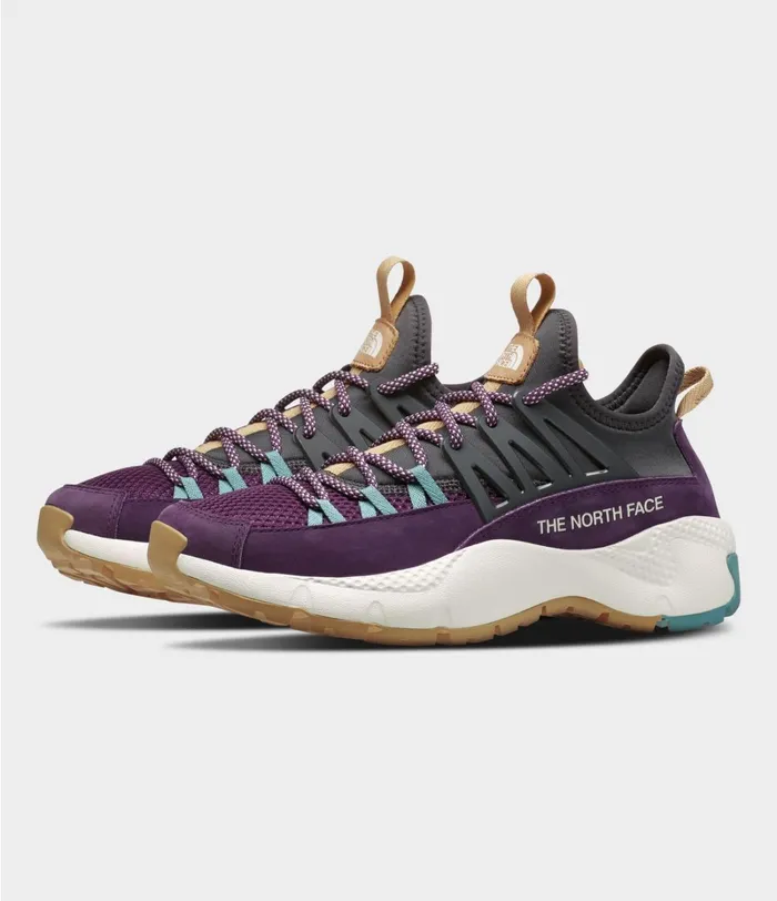 Womens The North Face Sneakers Trail Escape Peak II Blackberry Winevanadis Grey