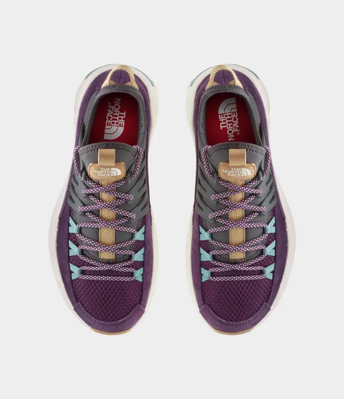 Womens The North Face Sneakers Trail Escape Peak II Blackberry Winevanadis Grey