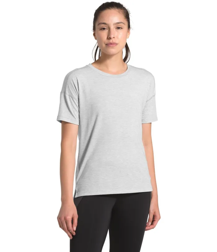 Womens The North Face TShirts Workout ShortSleeve Tnf Light Grey Heather