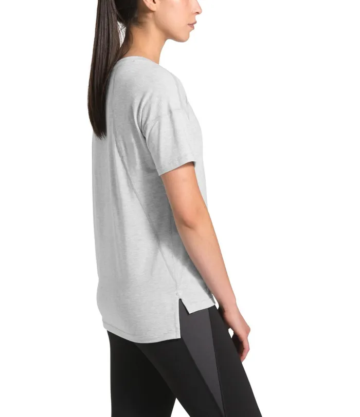 Womens The North Face TShirts Workout ShortSleeve Tnf Light Grey Heather
