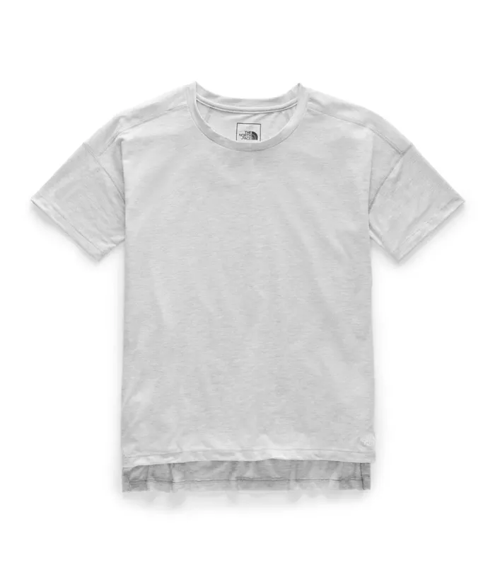 Womens The North Face TShirts Workout ShortSleeve Tnf Light Grey Heather