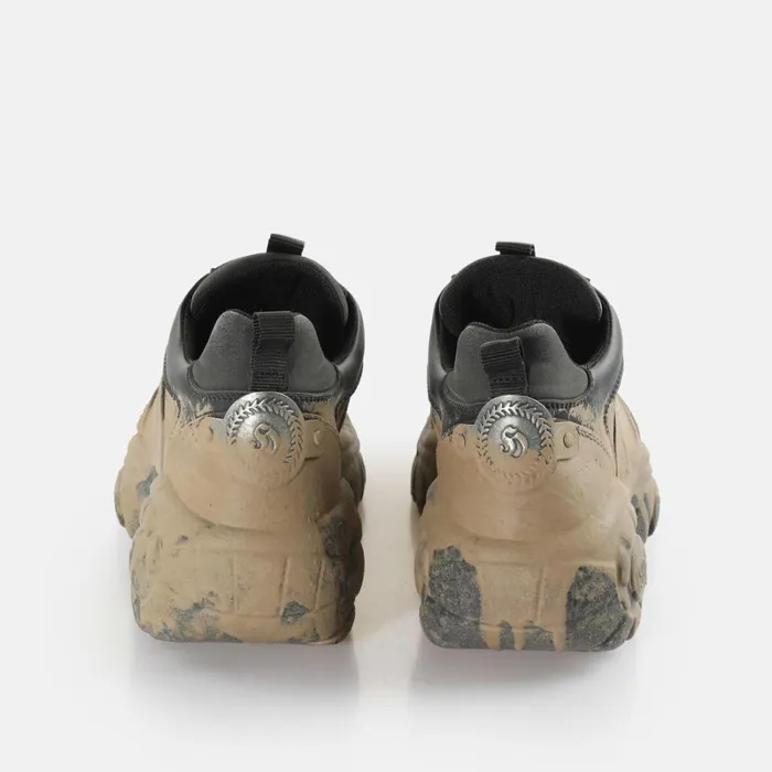 X Herrensauna Mudd Trakker Beige Buffalo Lace Up Shoes X Herrensauna Mudd Trakker Beige Buffalo Lace Up Shoes