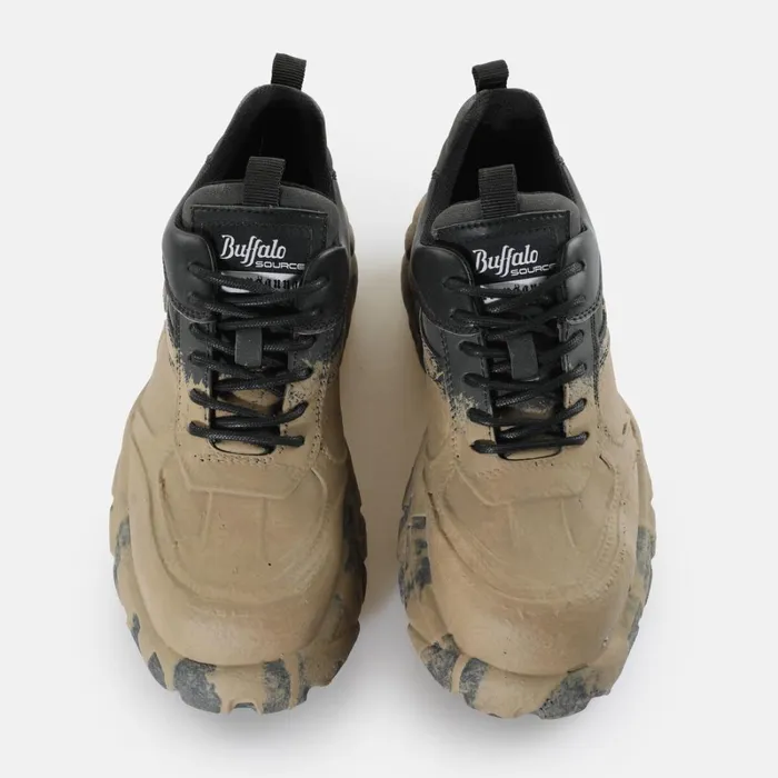 X Herrensauna Mudd Trakker Beige Buffalo Lace Up Shoes X Herrensauna Mudd Trakker Beige Buffalo Lace Up Shoes