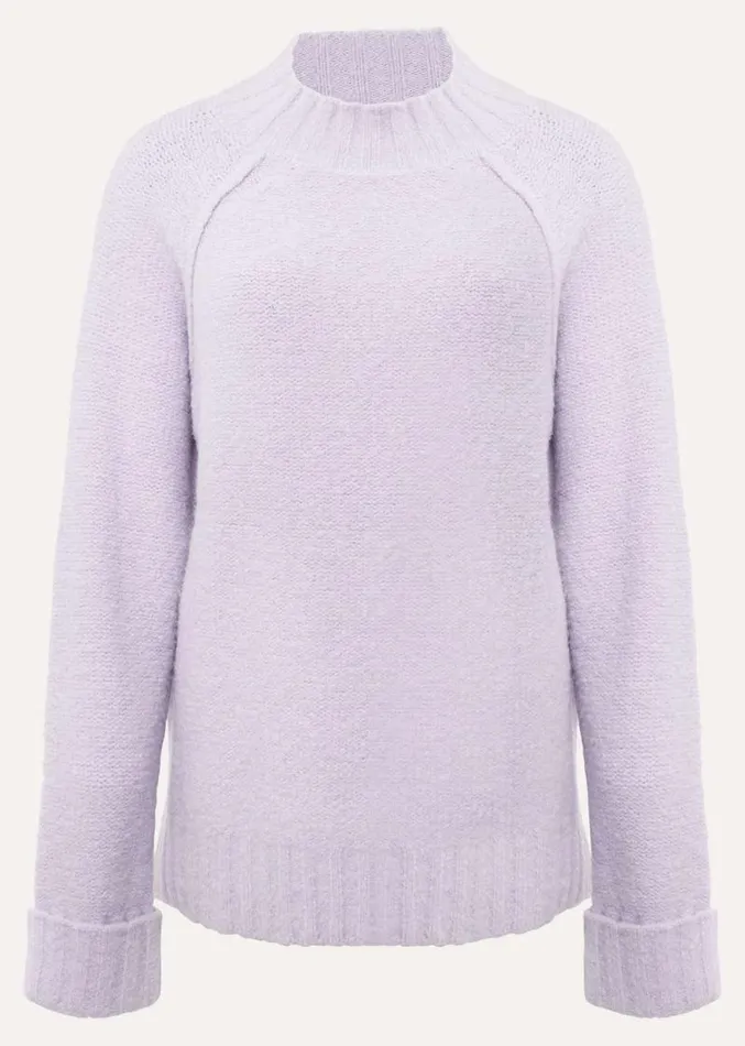 Zelia Wool Blend Jumper Lilac Women Phase Eight Knitwear